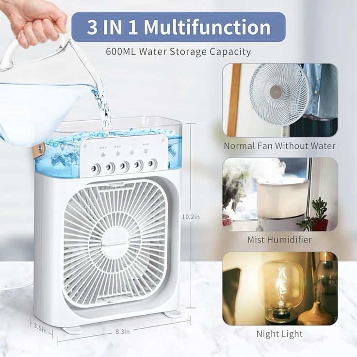 Premium Mini Air Cooler (AC) Mist USB fan