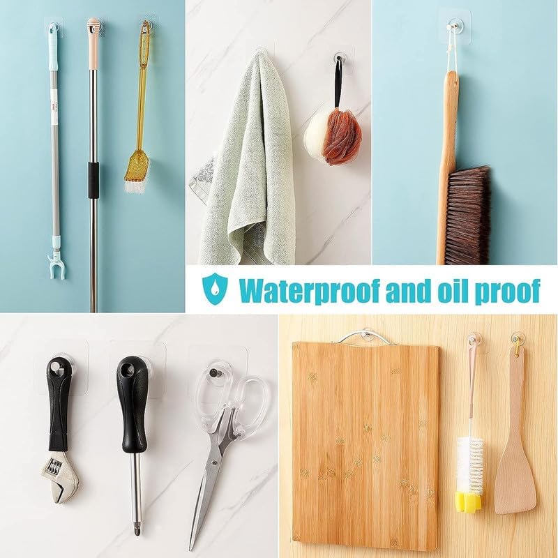 Wall Hook - No more drilling at Kitchen Bathroom Bedroom Living Room