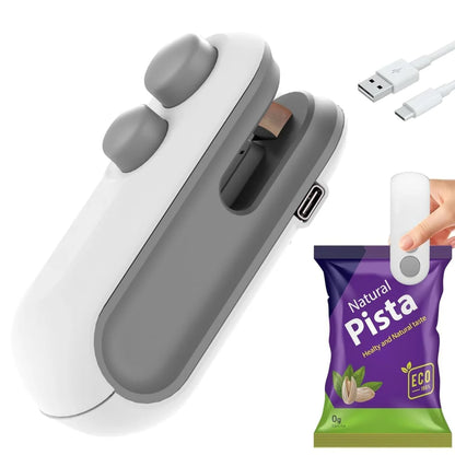 FreshLock™ – Portable Mini Sealer | No Preheating Needed | Airtight Seal