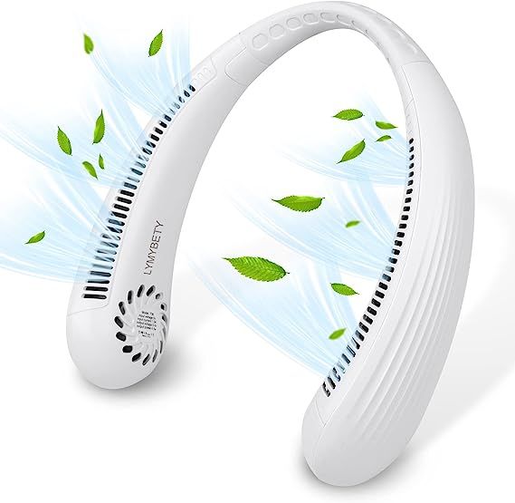 Bladeless Hanging Rechargeable Neck Fan